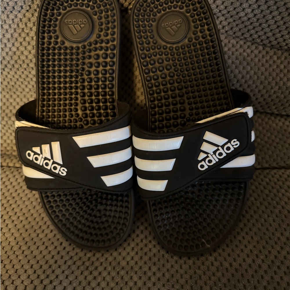 Adidas Black Slide Sandals